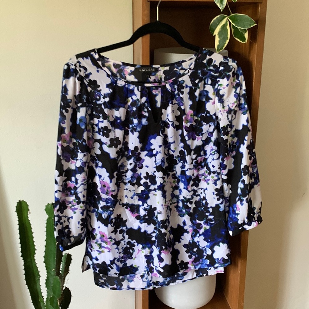 EXPRESS Floral blouse | size XS